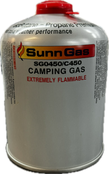 SunnGas SG0450/C450 Camping Gas Cartridge (Triple Pack)